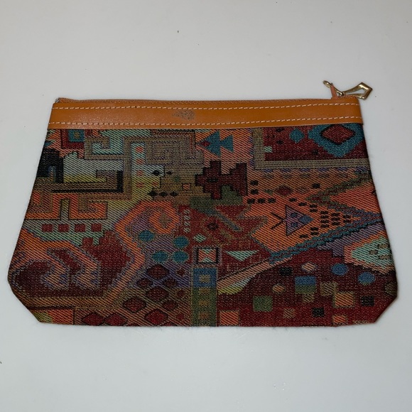 Brown patterned bag - Picture 2 of 3